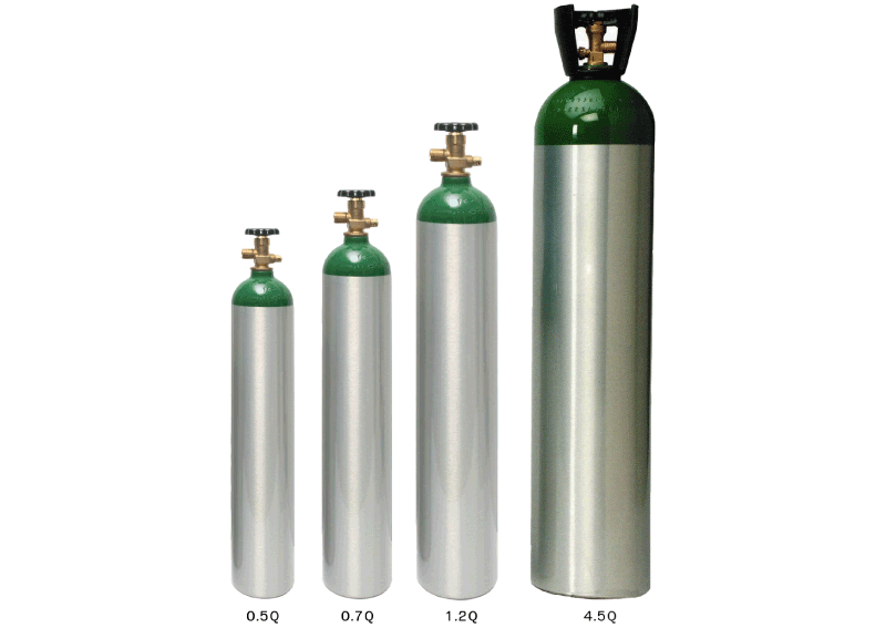 Oxygen Cylinder Aluminium Tank