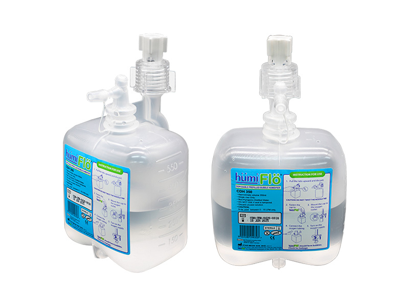 Disposable Prefilled Bubble Humidifier Brand humiFLO (CDH 350)